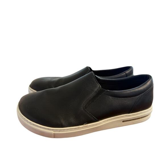 Birkenstock Oswego Black Leather Slip On Sneaker Men size 45 US 12 main image 2